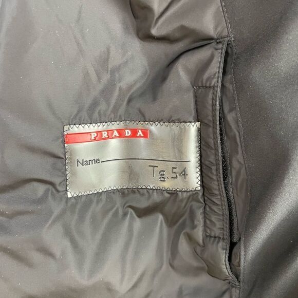 Prada Linea Rossa Black Technical Gore-Tex Jacket Size XL/ IT 54 - Picture 11 of 15